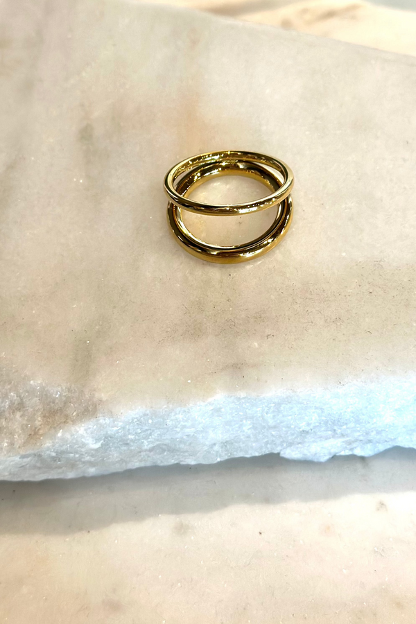 Harvey Classic Double Band Ring