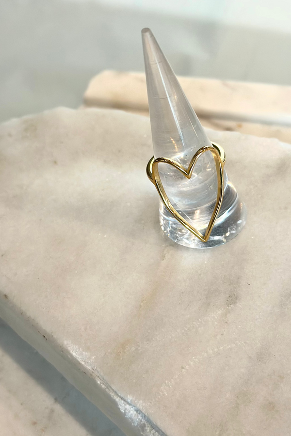 Gold Heart Ring