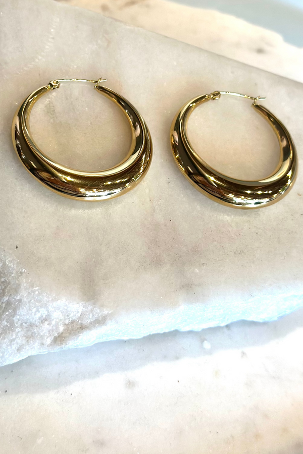 Galene Large Hoop Earring
