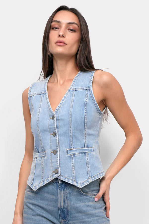 Cassidy Chambray Vest