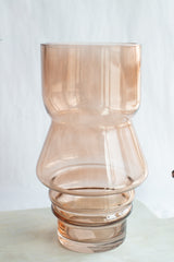 Brown Glass Vase