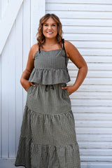 Gingham Pattern Top