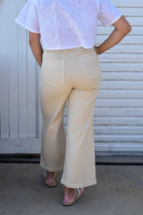 Aria Hi-Waist Pants Oatmeal