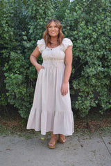 Sunise Puff Dress
