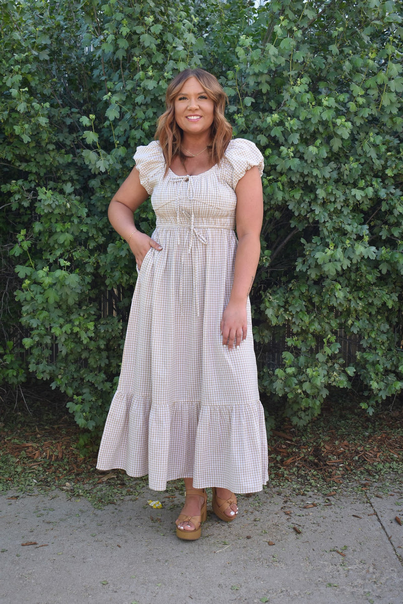 Sunise Puff Dress