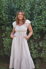 Sunise Puff Dress