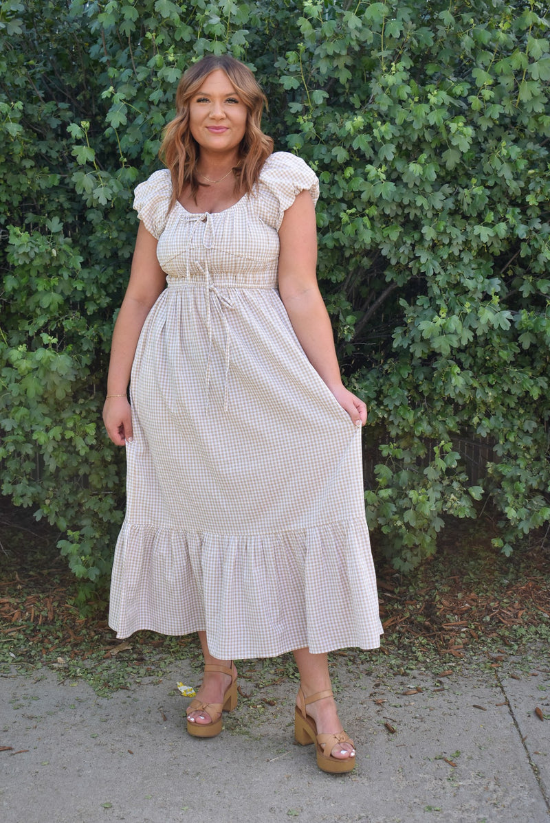 Sunise Puff Dress