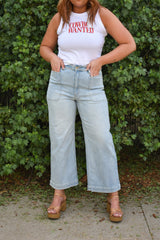 Light Wash Utility Pant