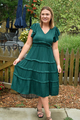 Murphy Tiered Midi Dress