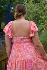 Krissy Sweetheart Neck Maxi Dress