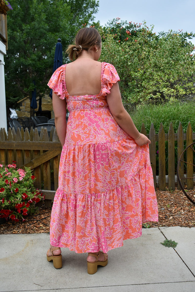Krissy Sweetheart Neck Maxi Dress