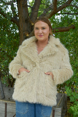 Beth Shaggy Faux Fur Coat