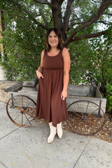 Chocolate Lake Swing Dress