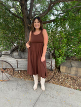 Chocolate Lake Swing Dress