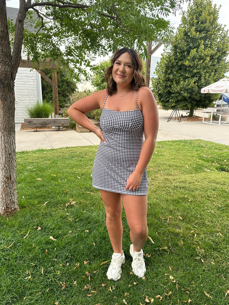 Gingham Active Dress 2 Colors!