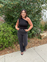 Vermont One Shoulder Top
