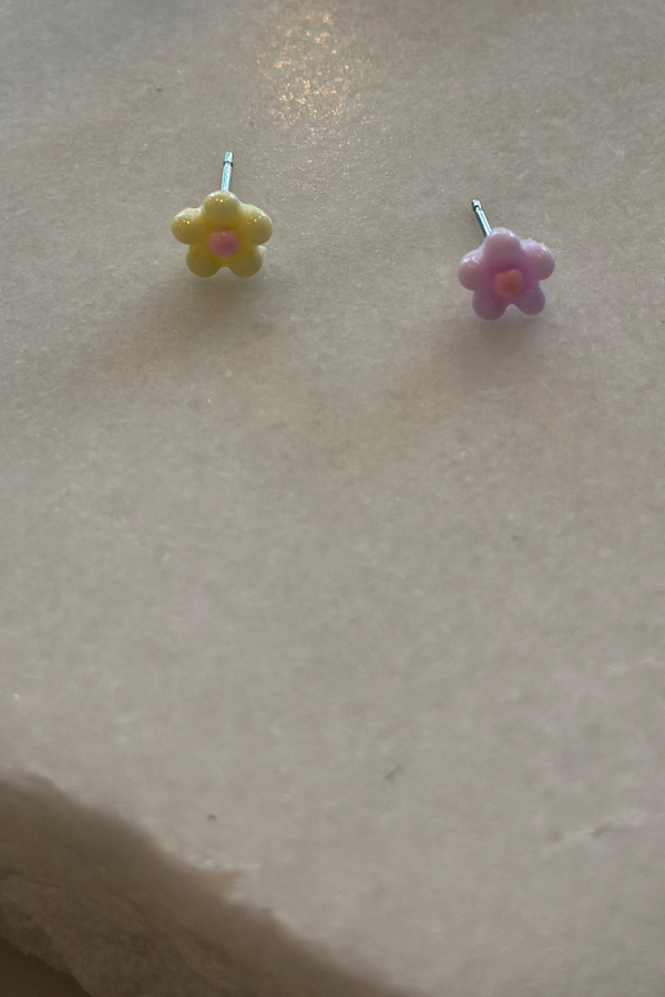 Flower Stud Earrings Set