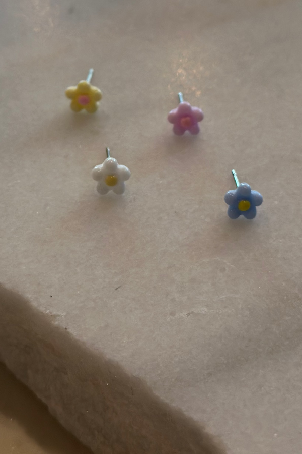 Flower Stud Earrings Set