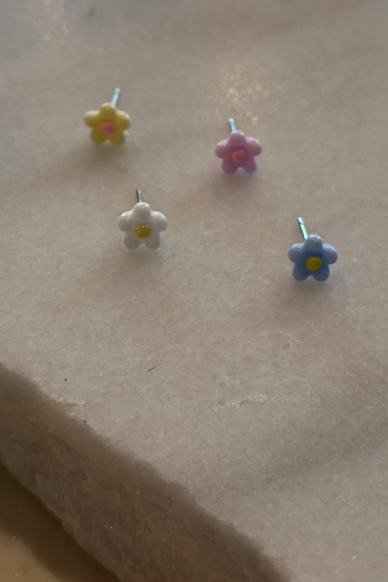 Flower Stud Earrings Set