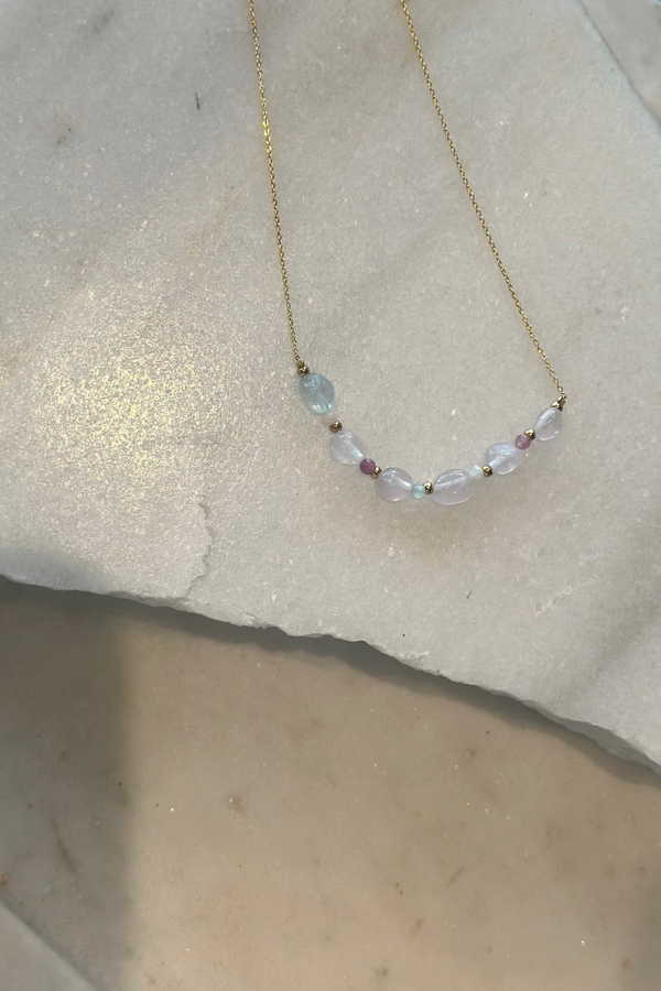 Gemstone Charm Necklace