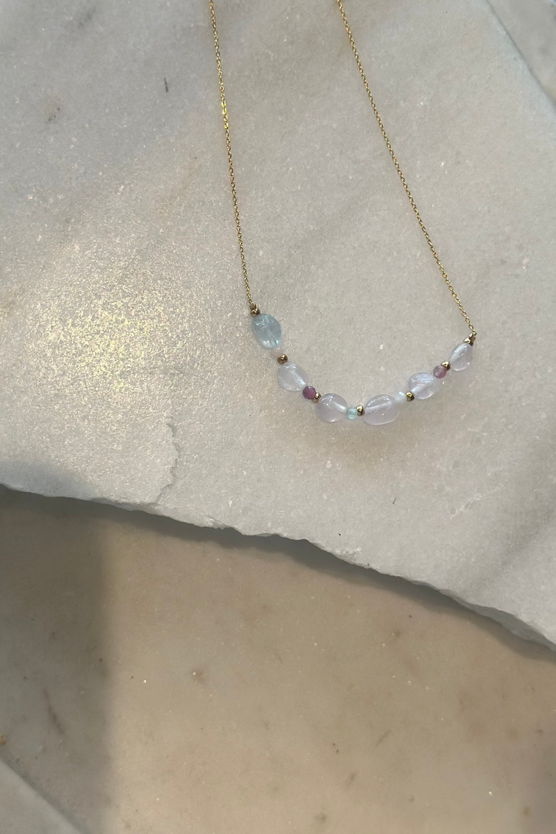 Gemstone Charm Necklace