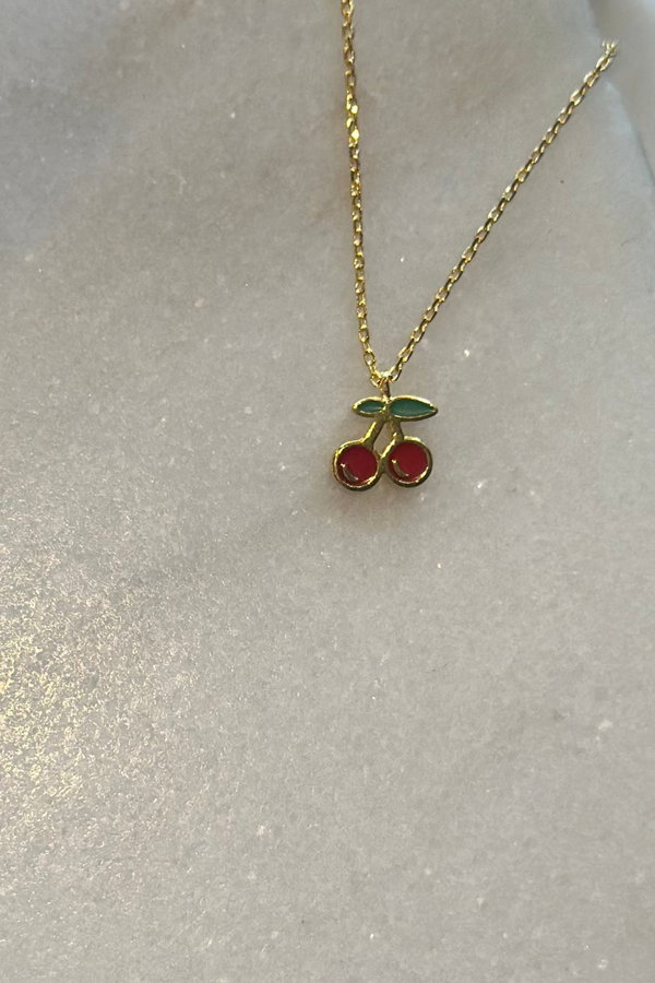 Cherry Pendant Necklace