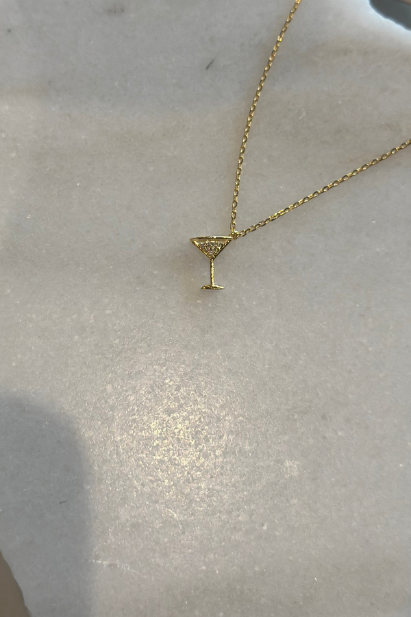 Martini Pendant Necklace