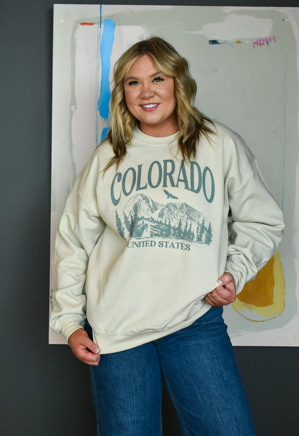 Colorado Oversized Graphic Sweatshirt