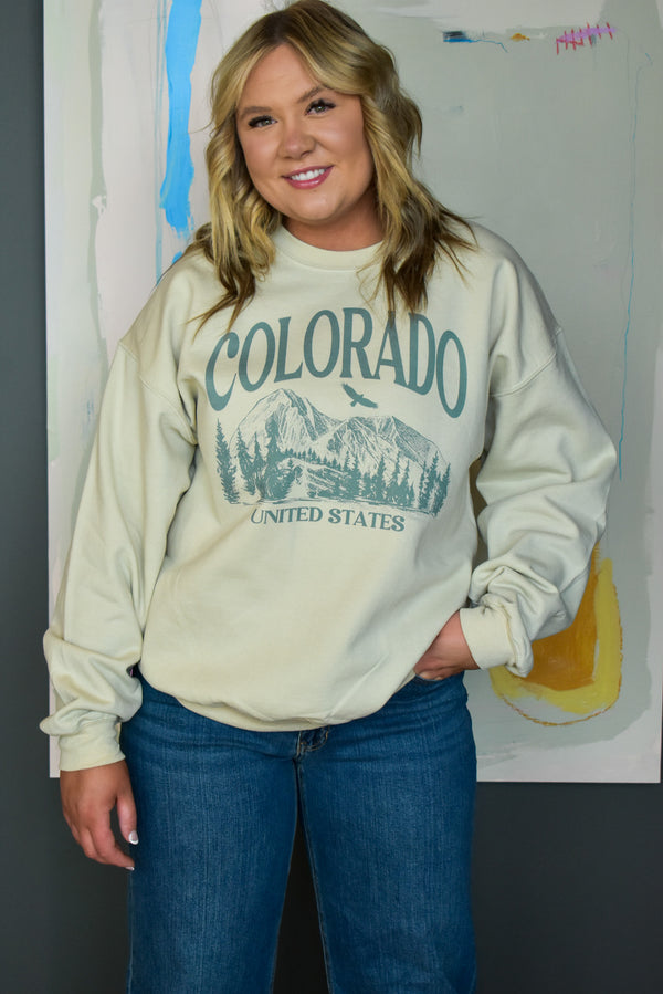 Colorado Oversized Graphic Sweatshirt