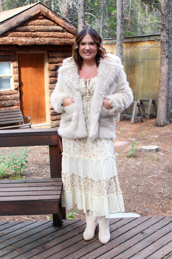 Beth Shaggy Faux Fur Coat