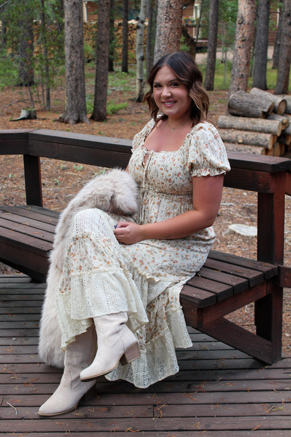 Sierra Floral Puff Sleeve Dress