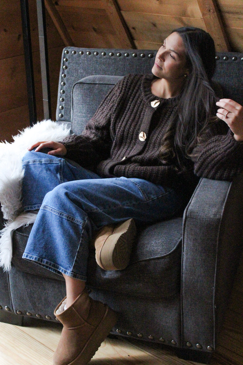 Outlaw Cable Knit Cardigan
