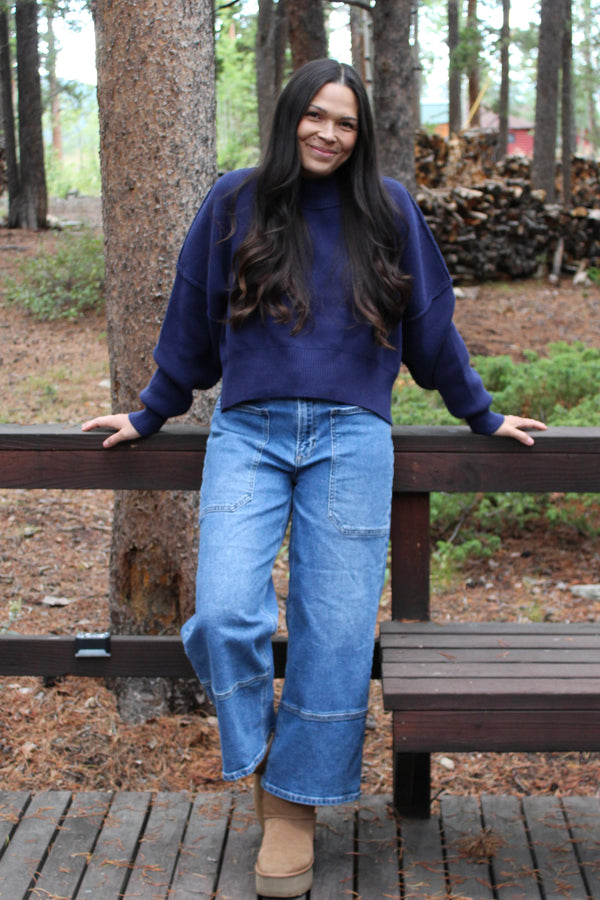 Dalia Mockneck Sweater