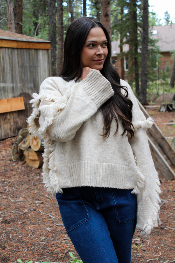Dutton Fringe Sweater