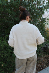 Chenille High Neck Sweater