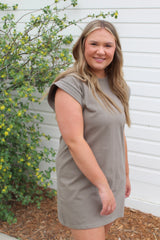 Kennedy Extended Shoulder Crew Dress