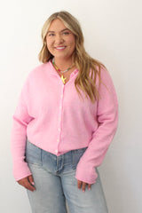Piper Cardigan Pale Pink