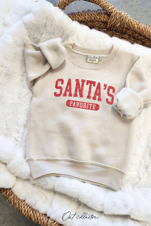 Santa's Favorite Toddler Sweatshirt