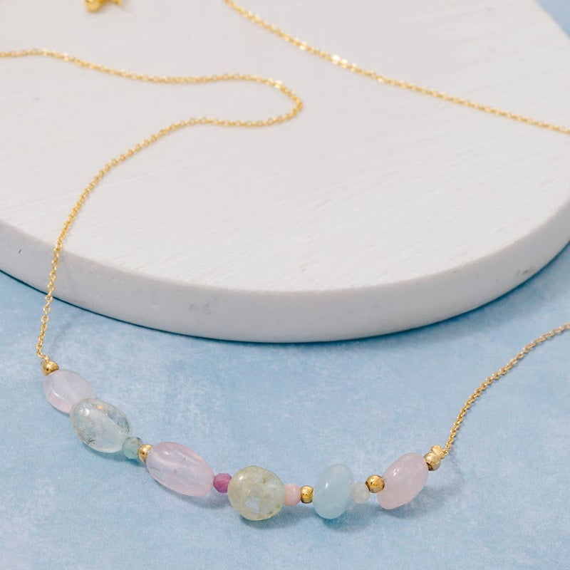Gemstone Charm Necklace