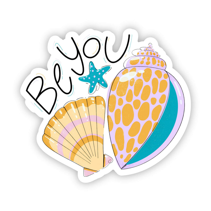 Be You Seashell Sticker