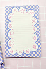 Pink Bow Scallops Notebook