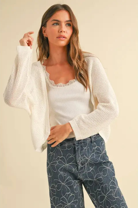 Light Weight Knitted Cardigan