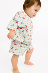 Cherry Picnic Slouchy Set