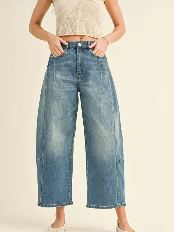 Loose Fit Denim Pants