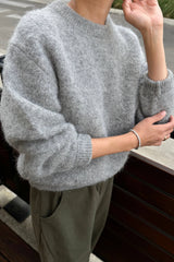 Elio Crew Neck Alpaca Sweater