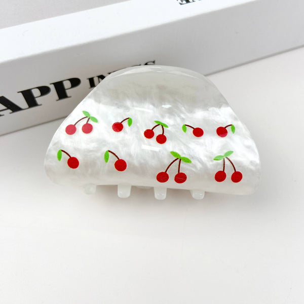 Cherry Minimalist Hair Clip