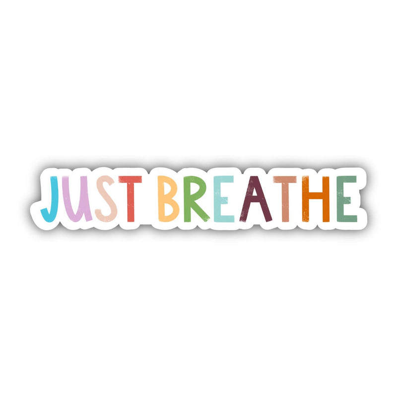 Just Breathe Sticker