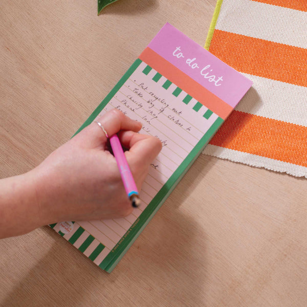 To Do List Pad Cabana Stripe