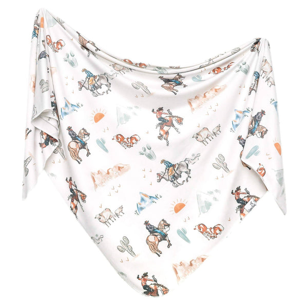 Knit Swaddle Blanket - Boone