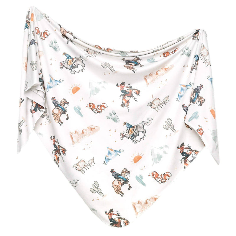 Knit Swaddle Blanket - Boone